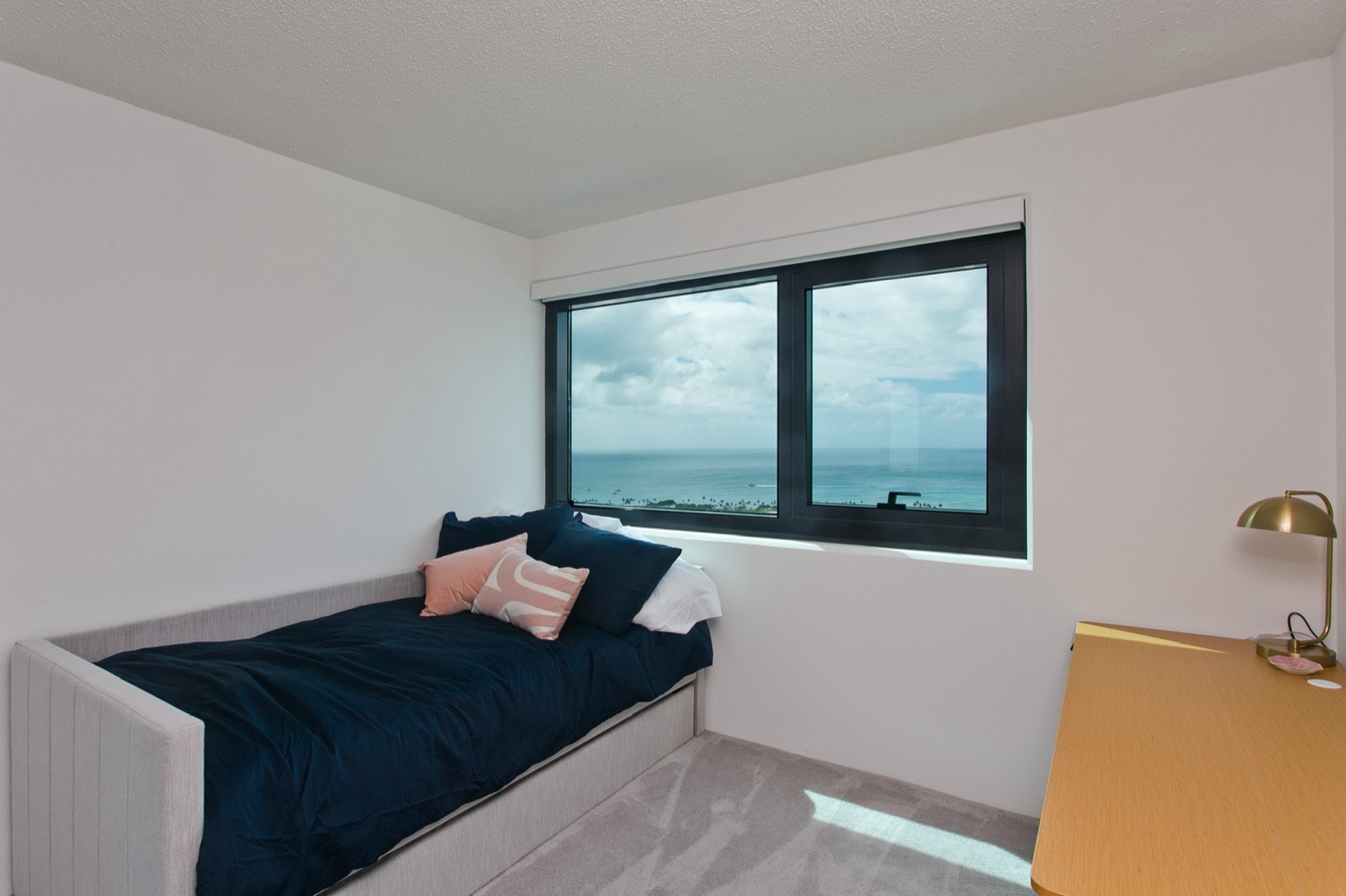 Second bedroom with ocean views